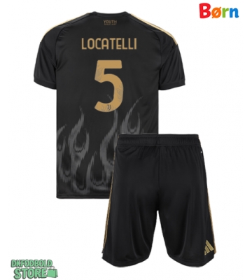 Juventus Manuel Locatelli #5 Replika Babytøj Tredje sæt Børn 2026-27 Kortærmet (+ Korte bukser)